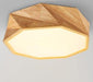Arild Modern Scandinavian Angular Wooden Ceiling Lamp - DWHOME