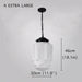 Art Deco Milk Glass Pendant Light - DWHOME