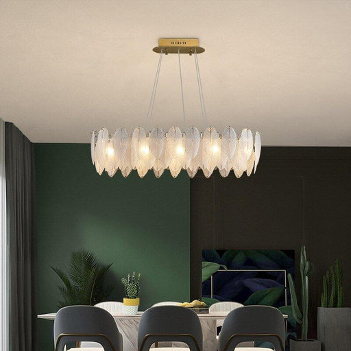 Art Deco Style Goose Feather Chandelier-DWHOME