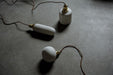 Sjöborre Art Deco White Glass Shade Brass Fitting Pendant Light - DWHOME