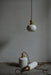 Sjöborre Art Deco White Glass Shade Brass Fitting Pendant Light - DWHOME