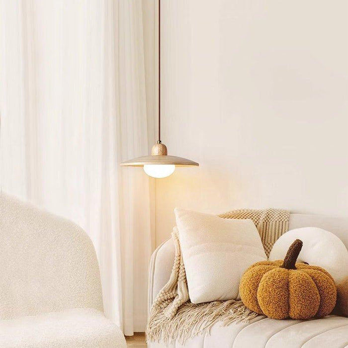Ashwood Wooden Scandi Japandi Pendant Light - DWHOME