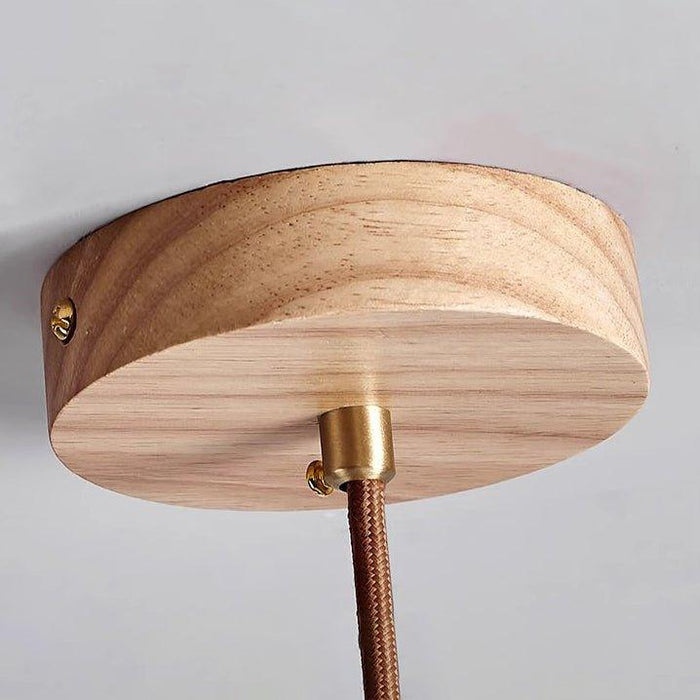 Ashwood Wooden Scandi Japandi Pendant Light - DWHOME