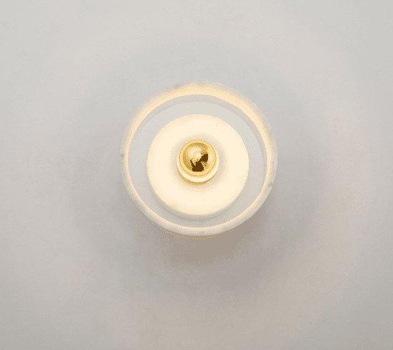 ÁSLAUG Marble Ring Wall Lamp - DWHOME