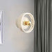 ÁSLAUG Marble Ring Wall Lamp - DWHOME