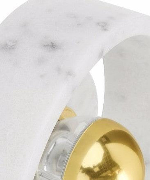 ÁSLAUG Marble Ring Wall Lamp-DWHOME