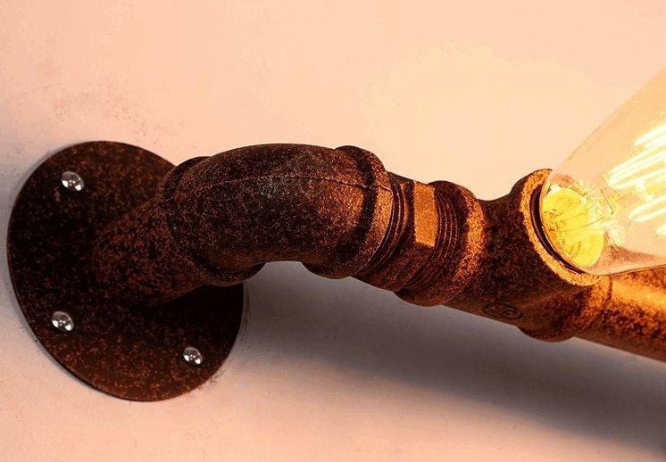ASTRID Indrustrial Rustic Pipe Line Quadriplet Lamps - DWHOME