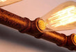 ASTRID Indrustrial Rustic Pipe Line Quadriplet Lamps - DWHOME