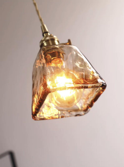 Aurelian Tinted Melted Glass Pendant Light - DWHOME
