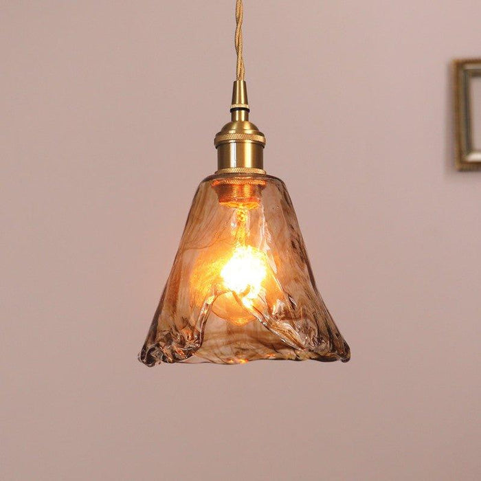 Aurelian Tinted Melted Glass Pendant Light - DWHOME