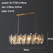 Lazzo Crystal Modern Chandelier-DWHOME