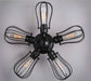BARBRO Five Leaflet Uranium Ceiling Fan Lamp - DWHOME