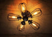 BARBRO Five Leaflet Uranium Ceiling Fan Lamp - DWHOME