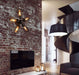 BARBRO Five Leaflet Uranium Ceiling Fan Lamp - DWHOME