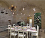 BARBRO Five Leaflet Uranium Ceiling Fan Lamp - DWHOME