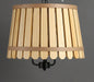 Barrel Style Wood LED Pendant Light - DWHOME