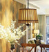 Barrel Style Wood LED Pendant Light - DWHOME
