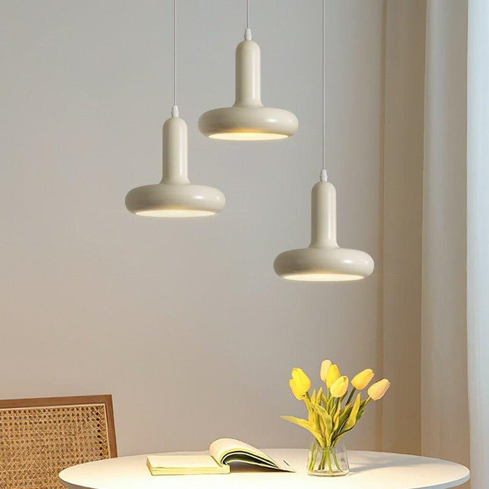 Bauhaus Restaurant Pendant Lights Nordic Medieval Designer Dining Bar Table Lamp Retro White Bedroom Bedside Ceiling Chandelier - DWHOME