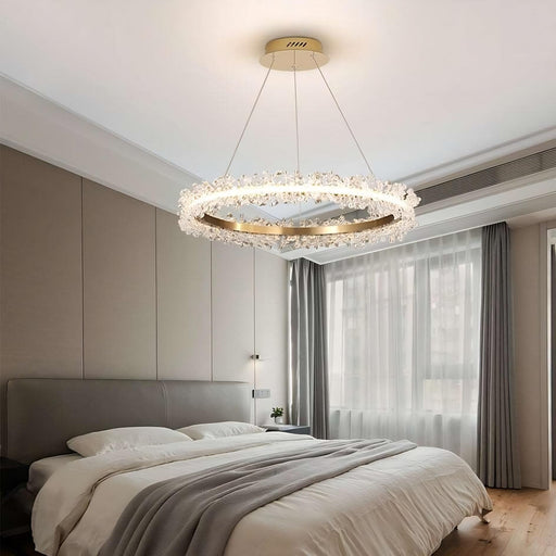 Capri Crystal Ceiling Light-DWHOME