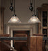 Bennet Ribbed Glass Shade Pulley Industrial Pendant Light - DWHOME
