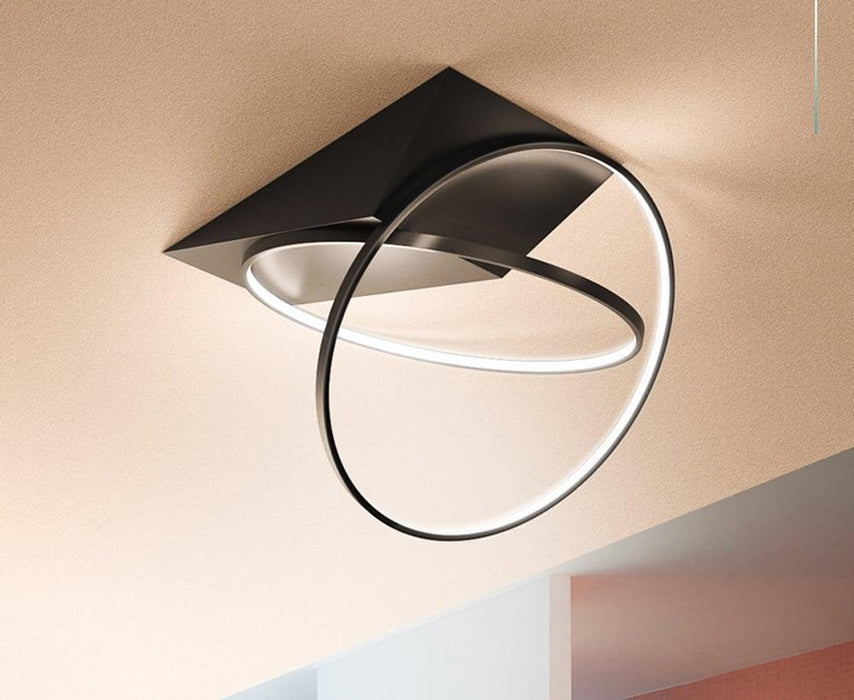 Betina Dual Angel Halo Rings Ceiling Lamp - DWHOME