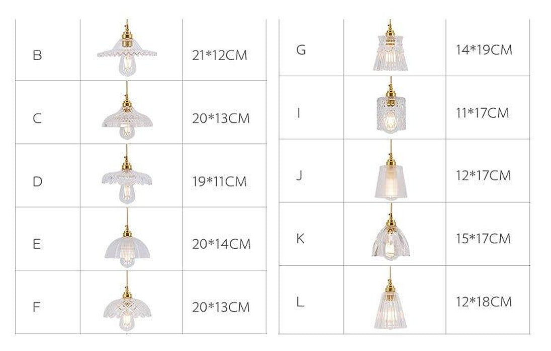 Betty Glass Shade Brass Fitting Art Deco Pendant Light-DWHOME
