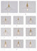 Betty Glass Shade Brass Fitting Art Deco Pendant Light - DWHOME