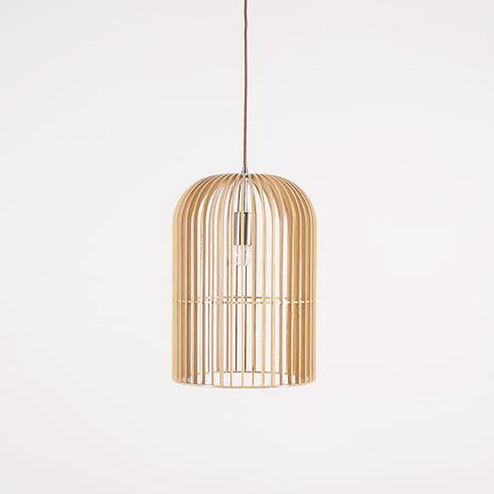 Wooden bird cage pendant light-DWHOME