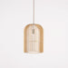 Wooden bird cage pendant light - DWHOME