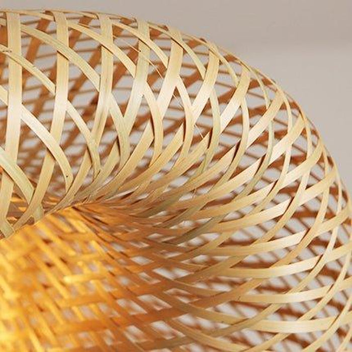 Birds Nest Rattan Bamboo Pendant Light-DWHOME
