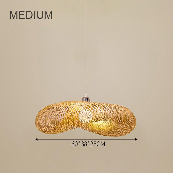 Birds Nest Rattan Bamboo Pendant Light - DWHOME