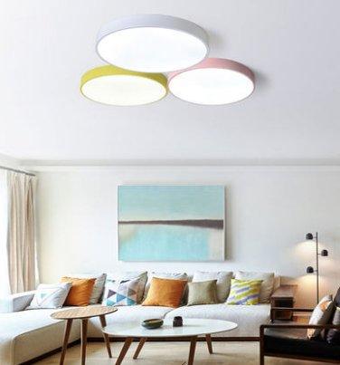 Birgitta Modern Nordic Pastel Colored Ceiling Light - DWHOME