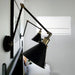 Black Cone Shade Wall Light Sconce With Long Arm-DWHOME