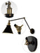 Black Cone Shade Wall Light Sconce With Long Arm-DWHOME