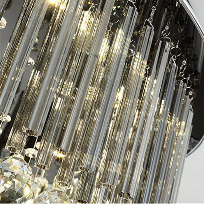 Black Crystal Luxury Rainfall Chandelier - DWHOME