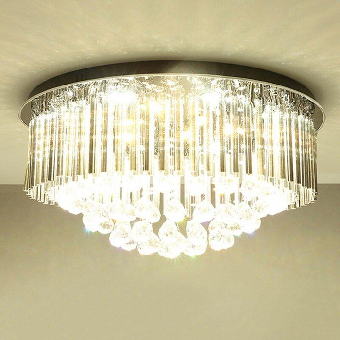 Black Crystal Luxury Rainfall Chandelier - DWHOME
