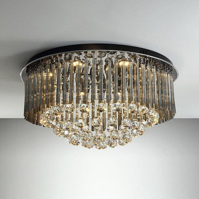 Black Crystal Luxury Rainfall Chandelier - DWHOME