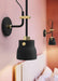 Black Hudson Wall Light - DWHOME