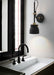 Black Hudson Wall Light - DWHOME
