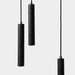 Black Lava A Concrete Minimalist Line Pendant Light - DWHOME