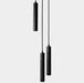 Black Lava A Concrete Minimalist Line Pendant Light - DWHOME