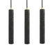 Black Lava A Concrete Minimalist Line Pendant Light - DWHOME