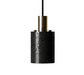 Black Lava B Concrete Minimalist Line Pendant Light - DWHOME
