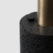 Black Lava B Concrete Minimalist Line Pendant Light - DWHOME