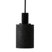 Black Lava B Concrete Minimalist Line Pendant Light - DWHOME