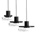 Black Lava C Concrete Minimalist Line Pendant Light-DWHOME