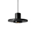 Black Lava C Concrete Minimalist Line Pendant Light-DWHOME