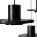 Black Lava C Concrete Minimalist Line Pendant Light-DWHOME