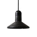 Black Lava D Concrete Minimalist Line Pendant Light - DWHOME