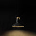 Black Lava D Concrete Minimalist Line Pendant Light - DWHOME